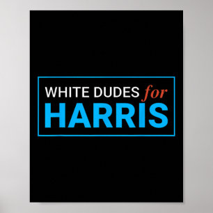 Dudes voor Kamala Harris 12 Poster