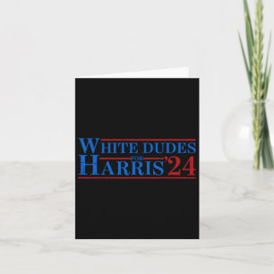 Dudes voor Kamala Harris 7 Kaart