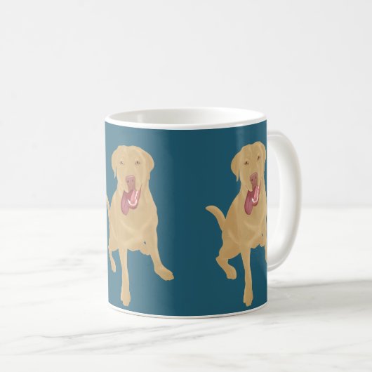 Dudley Labrador Coffee Mug (Devant droit)