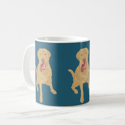 Dudley Labrador Coffee Mug (Devant gauche)