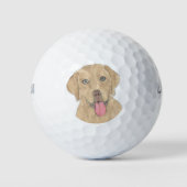 Dudley Labrador Golfballen (Voorkant)