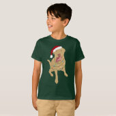 Dudley Labrador Kerstmis   T-shirt (Voorkant volledig)