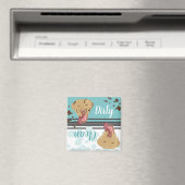 Dudley Labrador Retriever Dirty/Clean Dishwas Magneet (Insitu (Vaatwasser))