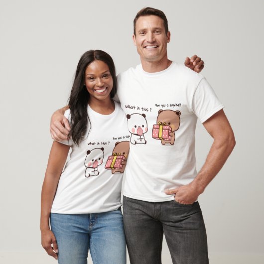 Dudu Beer verrast zijn liefde Bubu Pandaâ  mijl  T-shirt (Unisex)