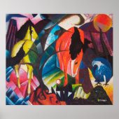 Due Cavalli (twee paarden) by Marc Franz - Poster (Voorkant)