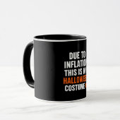Due to Inflation Halloween Mug (Devant gauche)