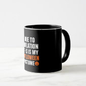 Due to Inflation Halloween Mug (Devant droit)