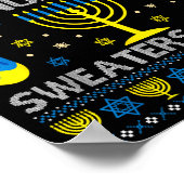 Due To Inflation This Is My Ugly Hanukkah Sweaters Poster (Hoek)