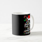 Due To Inflation Ugly Christmas Sweaters Koffiemok (Voorkant rechts)