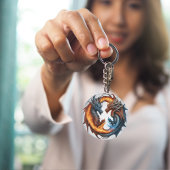 Duël der Elementen: Sleutelhanger met Vuur & Ijs D