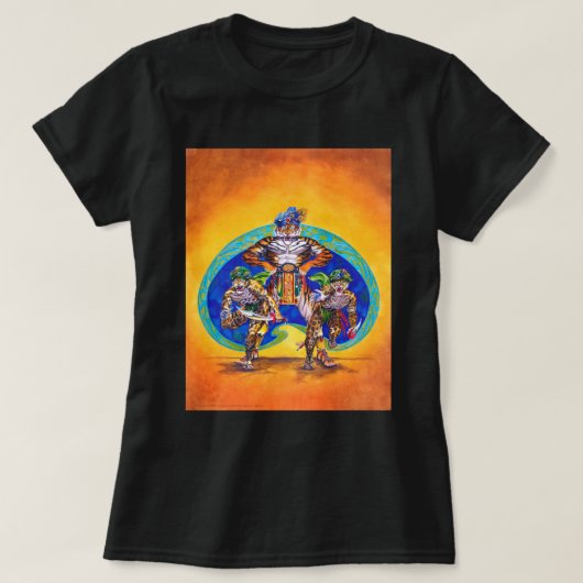 Duelist #4 Cat Warriors Hoesje Art T-shirt (Design voorkant)