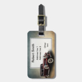 Duesenberg/Duesy Model J Classic Car Personalized Bagagelabel (Voorkant verticaal)