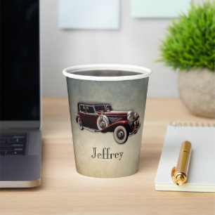 Duesenberg/Duesy Model J Classic Car Personalized Papieren Bekers