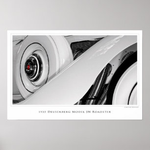 Duesenberg Model JN Roadster - Poster
