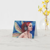 Duet 2 Notecard Blank Fairy Notecard Kaart (Gele Bloem)