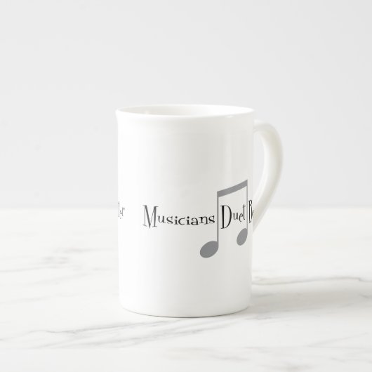 Duet (noten) Bone China Mok (Voorkant rechts)