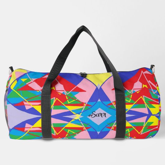 Duffel Bag: Bewegend gevoel. Plunjezak (Achterkant)