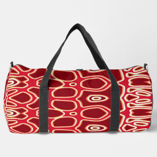 Duffel Bag, Een levendig rood klassiek stijlvol de Plunjezak