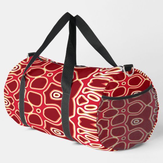 Duffel Bag, Een levendig rood klassiek stijlvol de Plunjezak (Rechterhoek)