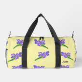Duffel Bag  : Iris Flowers Plunjezak (Achterkant)