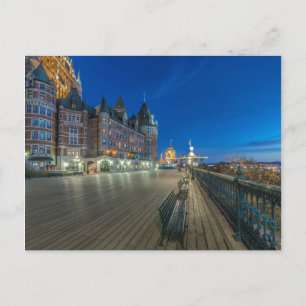Dufferin-terras bij het aanbreken van de dag briefkaart