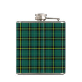 Duffy Tartan Monogram Bright Green Pset Heupfles (Achterkant)