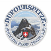 Dufourspitze Sticker (Voorkant)
