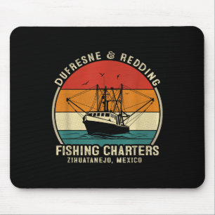 Dufresne And Redding Vischarters - Antieke Boot Muismat