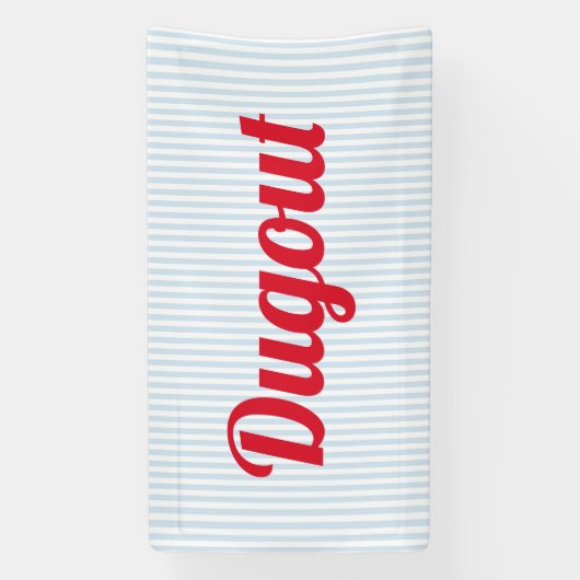 Dugout Banner (Verticaal)
