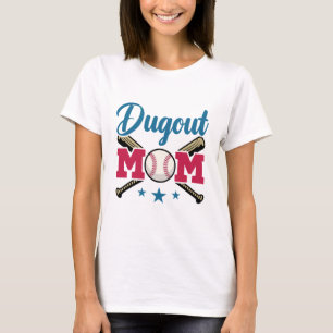 Dugout Ma Baseball Parent T-Ball T-shirt Ball