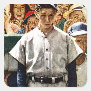 Dugout Vierkante Sticker