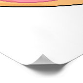 Duhh-nut Funny Gekke Donut Pun Poster (Hoek)