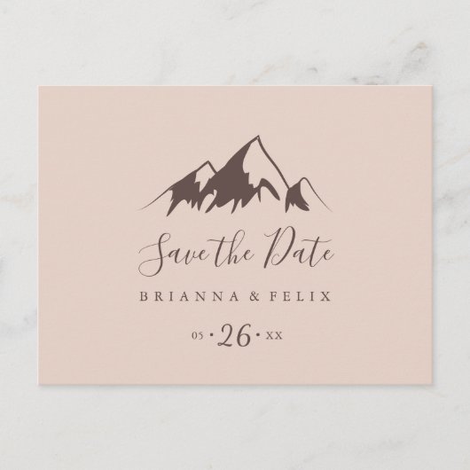 Duidelijk Horizontaal Bergland sparen de Datum Briefkaart (Voorkant)