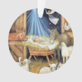 Duidelijk Kerstmis 1 het Kinder Afbeelding van het Ornament (voorkant)