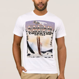 Duidelijk poster, Colorado Ski. T-shirt