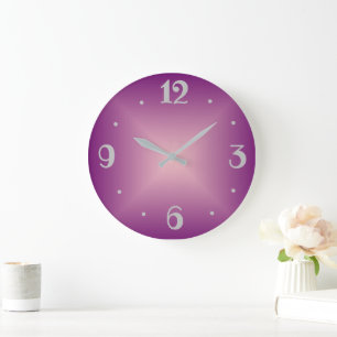 Duidelijk Roos Roze >Wall Clock Grote Klok