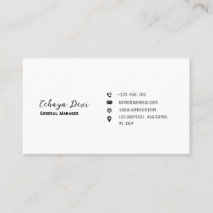 Duidelijk  Visitekaartje