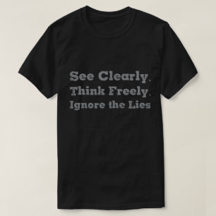 Duidelijk Zien Vrij Denken T-shirt