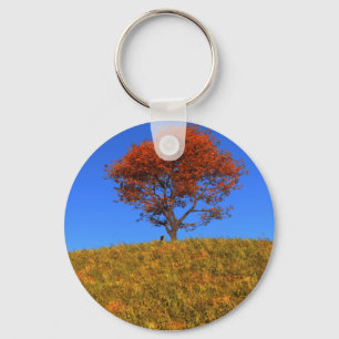 Duidelijke Autumn Day Sleutelhanger