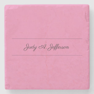 Duidelijke klassieke minimalistische Parisienne-ka Stenen Onderzetter