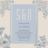 Duidelijke minimalistische chique moderne script b folie uitnodiging