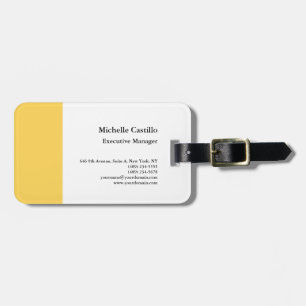 Duidelijke Professionele Minimalist Bagagelabel