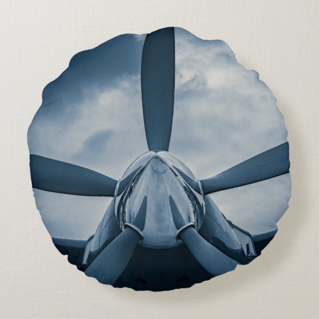 Duidelijke Prop! Rond Kussen (Achterkant)