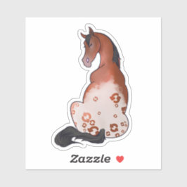 Duidelijke verfrissende Appaloosa Sticker