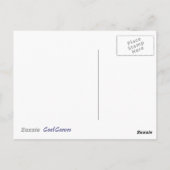 duif briefkaart (Achterkant)