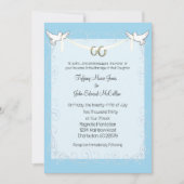 Duif bruiloft uitnodiging (Voorkant)