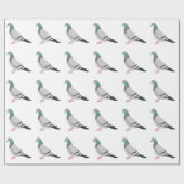 duif cadeaupapier (Vlak)