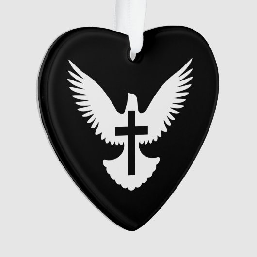 Duif met Cross Ornament (voorkant)