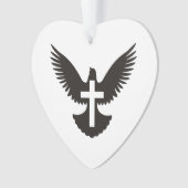 Duif met Cross Ornament (voorkant)