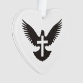 Duif met Cross Ornament (voorkant)